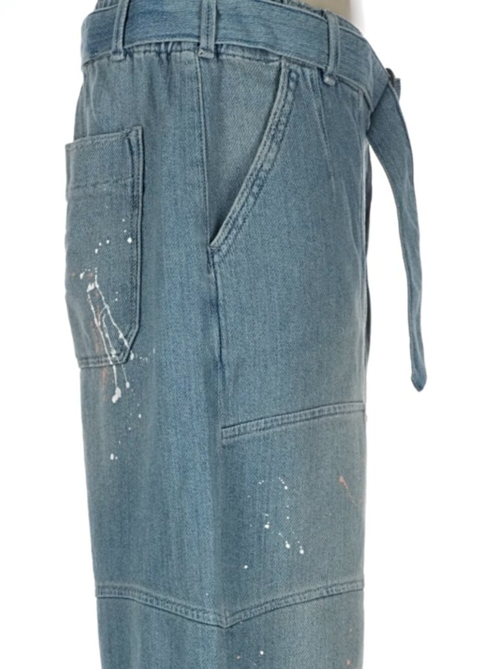 NWT Free People We The Free Pavement Artist Slouchy Cropped Jeans Medium $158 - Picture 8 of 16